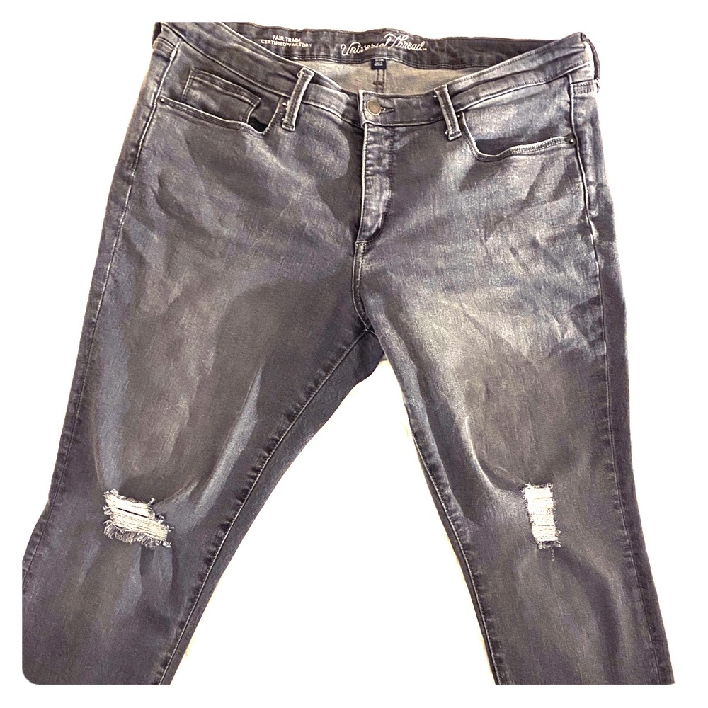 Universal Thread Mid-rise Skinny Gray Denim Jean